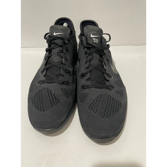 NIKE FREE RUN SHOES WOMEN SIZE 11 TR FIT 5 LOW TOP BLACK 704674-001 - Picture 2 of 8